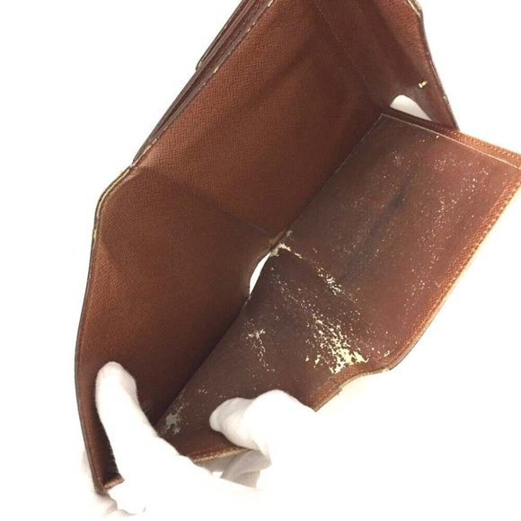 011067D Louis Vuitton Wallet Monogram Portefeiulle Elise Trifold - Picture 6 of 9